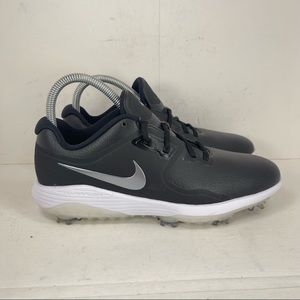 Nike Vapor Pro “Black/Metallic” Golf Cleat Shoe Size 9 Men